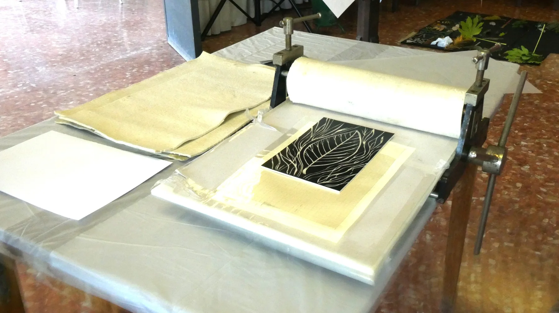 Tallers d’estudi obert i materials del retir artístic